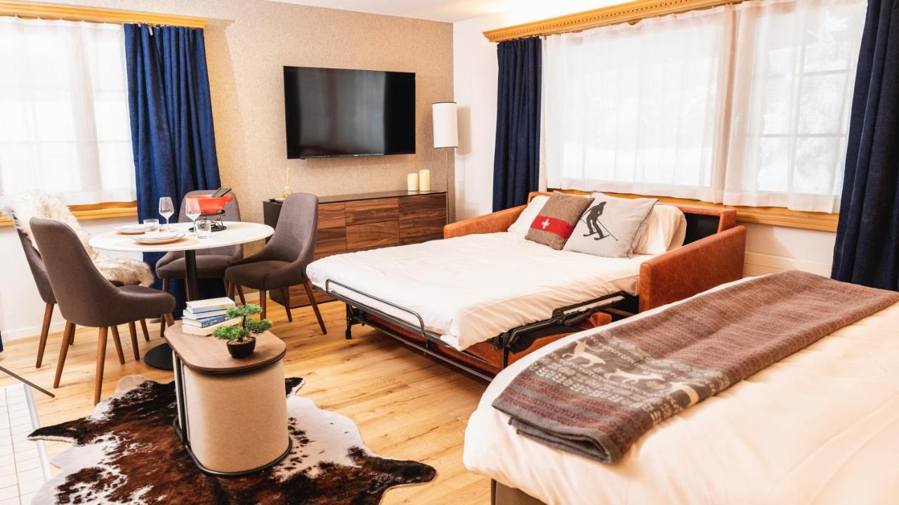 Wunderstay Alpine 16 Chic Studio Central Location Klosters Εξωτερικό φωτογραφία